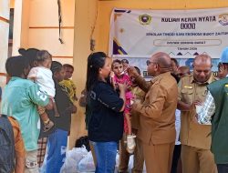 Pemkot Sorong Kolaborasi dengan Mahasiswa KKN Berikan PMT bagi 58 Bayi dan Balita Stunting