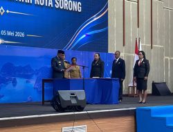 Wali Kota Sorong Lantik Tiga Pejabat Tinggi Pratama, Dorong Kinerja Proaktif dan Kolaboratif