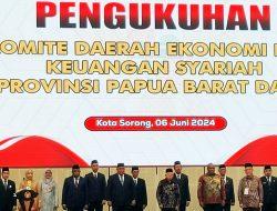 Mohammad Musa’ad Dikukuhkan Sebagai Ketua Komite Daerah Ekonomi dan Keuangan Syariah Papua Barat Daya