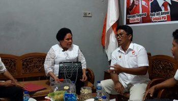 Bakal Calon Walikota Sorong Petronela Kambuaya Rapat Konsolidasi Bersama DPD PSI Kota Sorong