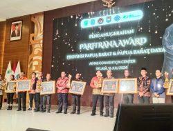Kabupaten Raja Ampat dan Manokwari Raih Juara 1 Paritrana Awards 2024