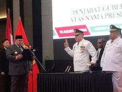 Lantik Pj Wali Kota Sorong dan Pj Bupati Maybrat, Pj Gubernur PBD: Mohon Dukungan DPRD dan ASN