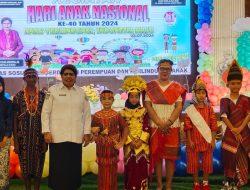 Rayakan Hari Anak Nasional, Dinsos PPPA Lantik Pengurus Forum Anak Papua Barat Daya