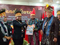 Abner Jitmau-Muhammad Said Paslon Walikota-Wakil Walikota Pertama yang Daftar ke KPU Kota Sorong