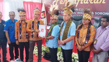 Sah!!! LOSARI Terdaftar di KPU Kota Sorong Sebagai Calon Walikota-Wakil Walikota Sorong