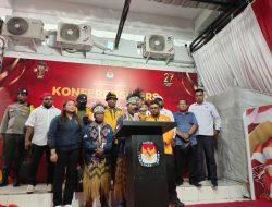 Meskipun Terkendala Silon, Berkas Paslon Gabriel Assem-Lukman Wugaje Lolos Verifikasi KPU PBD