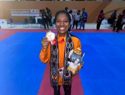 Atlet Hapkido Amelia De Fretes Sumbang Medali Perunggu untuk Papua Barat Daya