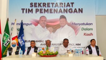Tim Pemenangan Paslon Gubernur-Wagub Papua Barat Daya ‘ESA’ Dilantik, Sekretariat Diresmikan