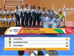 Wakili Papua Barat, Anggota Polresta Sorong Kota Raih Medali Perunggu di PON XXI Aceh-Sumut