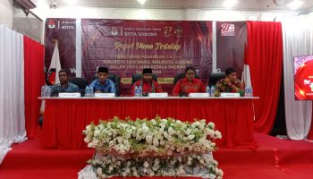 KPU Tetapkan 4 Pasangan Calon Walikota-Wakil Walikota Sorong di Pilkada Kota Sorong 2024