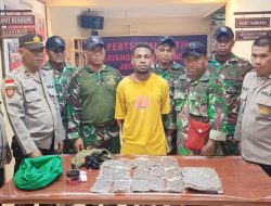 Prajurit Marinir di Jayapura Berhasil Gagalkan Penyelundupan 600 Gram Ganja