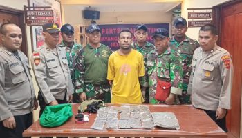 Prajurit Marinir di Jayapura Berhasil Gagalkan Penyelundupan 600 Gram Ganja