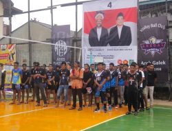 Paslon G4ss Full Gelar Turnamen Bola Voli, Jadikan Olahraga Sarana Pemersatu Bangsa