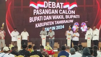 Debat Pertama Paslon Bupati-Wabup Tambrauw Digelar, Ketua KPU Saharul: Ini Penajaman Visi Misi Paslon