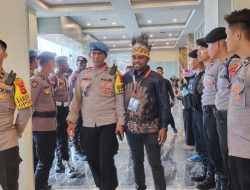 Debat Publik Pertama Paslon Bupati-Wabup Kabupaten Maybrat Diamankan 182 Personel Polri