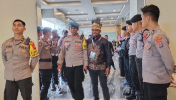 Debat Publik Pertama Paslon Bupati-Wabup Kabupaten Maybrat Diamankan 182 Personel Polri