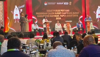 Debat Publik Pertama, 3 Paslon Bupati-Wabup Maybrat Adu Gagasan Tentang Tata Kelola Pemerintahan dan Pembangunan