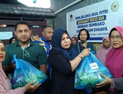 Ribuan Warga Kota Sorong Terharu Jelang Hari Raya Idul Fitri Terima Paket Sembako dari Anggota DPR RI Rico Sia