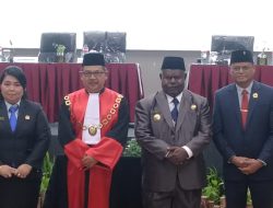 Anneke Makatuuk dan Fredy Marlisa Resmi Jabat Pimpinan DPR Provinsi Papua Barat Daya