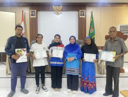 Mitra Binaan CSR Pertamina Terima Sertifikat Prima 3 dari Dinas Ketahanan Pangan Provinsi Maluku