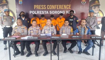 4 Pelaku Begal dan Curanmor Yang Beroperasi di Kota Sorong Berhasil Ditangkap