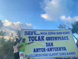 Masyarakat Adat Suku Kawei Tolak Kehadiran Greenpeace dan Antek-anteknya