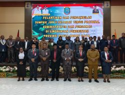 Gubernur PBD Lantik 50 Pejabat, 3 Diantara Didatangkan Langsung Dari Kabupaten Asmat