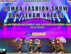 Dinas Kesehatan Kota Sorong Gelar Lomba Fashion Show dan Senam Kreasi, Meriahkan HKN ke-61