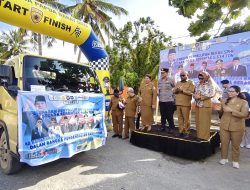 Kapolda PBD Lepas Penyaluran 57 Ton Beras SPHP, Pastikan Stok Aman Jelang Natal dan Tahun Baru