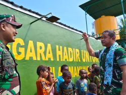 Kasad Resmikan Program Manunggal Air Bersih di Sorong, Pastikan Akses Air Layak untuk Masyarakat PBD