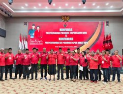 Samsuddin Anggiluli Resmi Pimpin DPD PDI Perjuangan Papua Barat Daya Periode 2025–2030