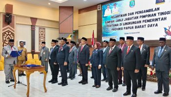 Lantik 21 Pejabat, Elisa Kambu “Kunci” SKP Pejabat, Rotasi Siap Jalan Jika Kinerja Buruk