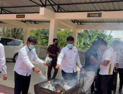 Perang Melawan Narkoba, Polda PBD Musnahkan 7,9 Gram Ganja