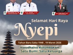 PEMERINTAH PROVINSI PAPUA BARAT DAYA MENGUCAPKAN SELAMAT HARI RAYA NYEPI TAHUN 2026