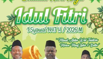 PEMERINTAH PROVINSI PAPUA BARAT DAYA MENGUCAPKAN SELAMAT HARI RAYA IDUL FITRI 1447 H