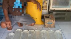 Polresta Sorong Kota Sita 30 Liter Cap Tikus, Penjual Miras Ilegal Dibina
