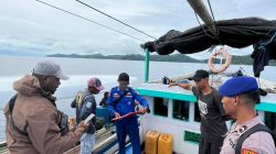 Sat Polairud Raja Ampat Turun Tangan, Awasi Kapal Jaring dari Sorong di Perairan Salawati Barat