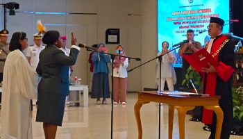 Maria Jitmau Resmi Jabat Wakil Ketua III DPR Papua Barat Daya