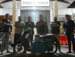Resahkan Warga Sorong, Pelaku Curanmor Dua Aksi Dibekuk Tim Paniki
