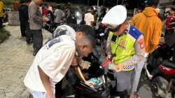 Razia Tengah Malam di Kota Sorong, Polisi Amankan 14 Motor Misterius