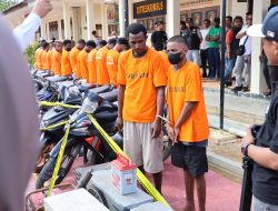 Polda PBD Ungkap 15 Kasus Curanmor dan Begal, 16 Tersangka Diamankan