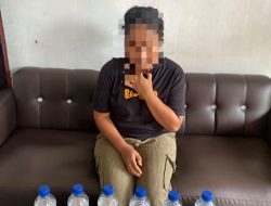 Satresnarkoba Polresta Sorong Kota Sita 70 Liter Miras Lokal