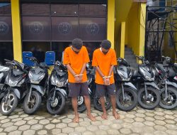 Puluhan Motor Curian Disita! Polda Papua Barat Daya Bekuk Komplotan Pelaku 3C