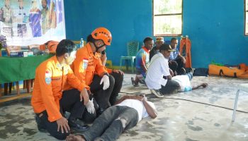 Pertamina RU Kasim Gandeng BPBD, BMKG dan Basarnas Perkuat Kesiapsiagaan Warga Pesisir