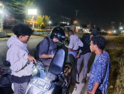 Antisipasi 3C, Polres Sorong Patroli Hingga Pagi, Warga Diajak Saling Jaga Keamanan Lingkungan