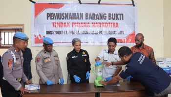 Ditresnarkoba Polda Papua Barat Daya Musnahkan 3,36 Gram Sabu, Langkah Tegas Cegah Narkoba Kembali Beredar