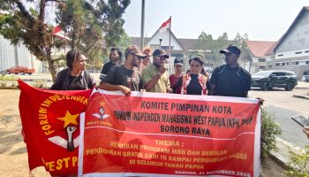 Mahasiswa di Sorong Tolak Program Makanan Bergizi Gratis, Desak Fokus pada Pendidikan Gratis