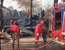 Kebakaran Lapak Warga di KM 13 Klamono, Pertamina EP Gerak Cepat Amankan Trunkline