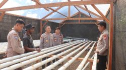 Polresta Sorong Kota Dorong Kemandirian Ekonomi Masyarakat Lewat Program Tokok Sagu