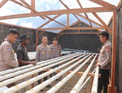 Polresta Sorong Kota Dorong Kemandirian Ekonomi Masyarakat Lewat Program Tokok Sagu